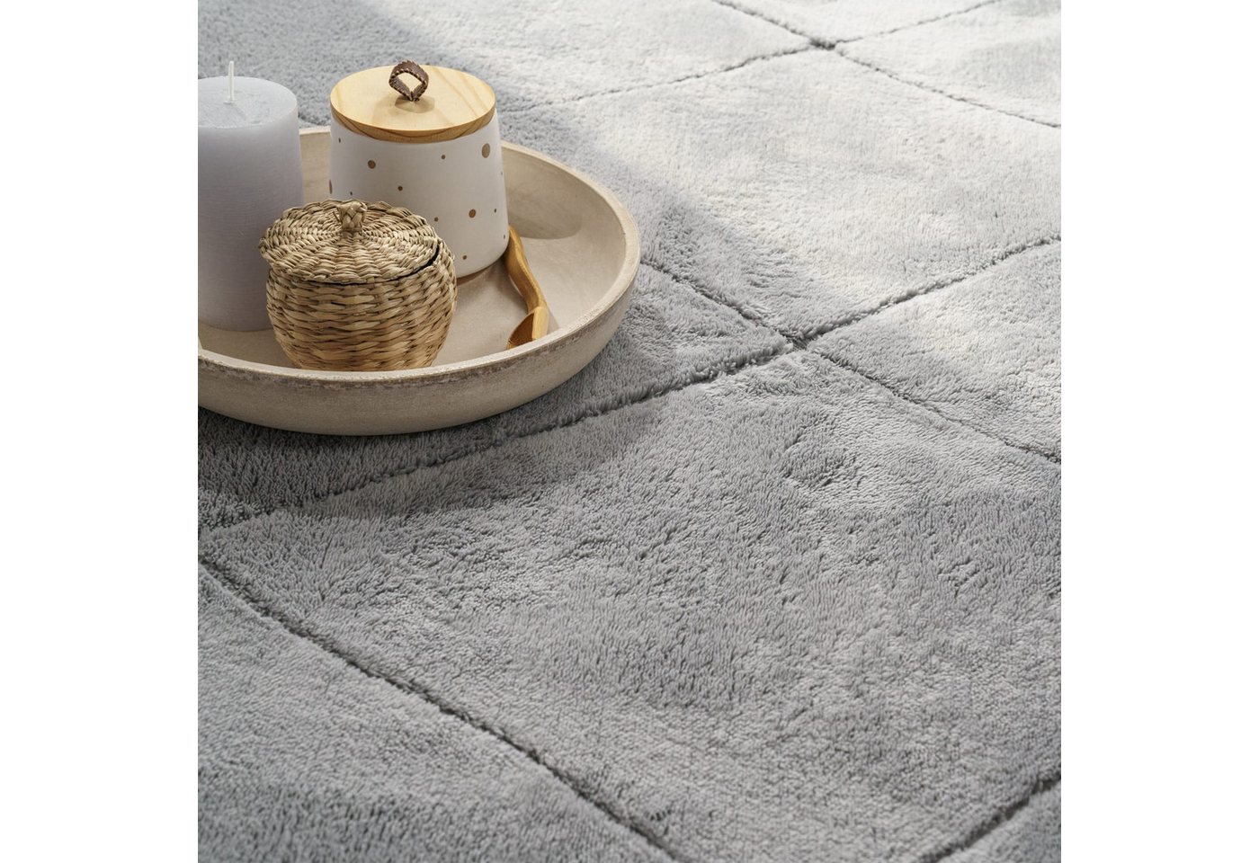 TT Home Teppich Diele, Esszimmer, Flur, Schlafzimmer, Wohnzimmer, Rechteckig, Höhe: 14 mm, Wohnzimmer Teppich Esszimmer Kurzflor Skandinavisch – Bild 3 von 5