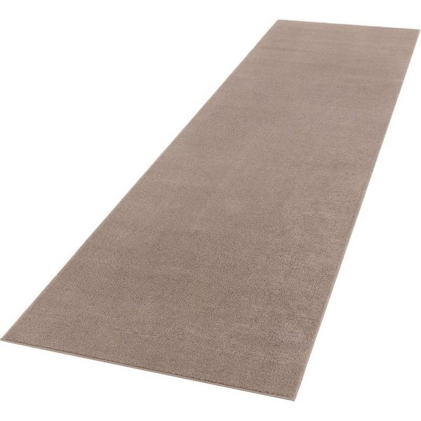 TT Home Teppich Diele, Esszimmer, Flur, Schlafzimmer, Wohnzimmer, Rechteckig, Höhe: 14 mm, Wohnzimmer Kurzflor Einfarbig Modernes Design Waschbar
