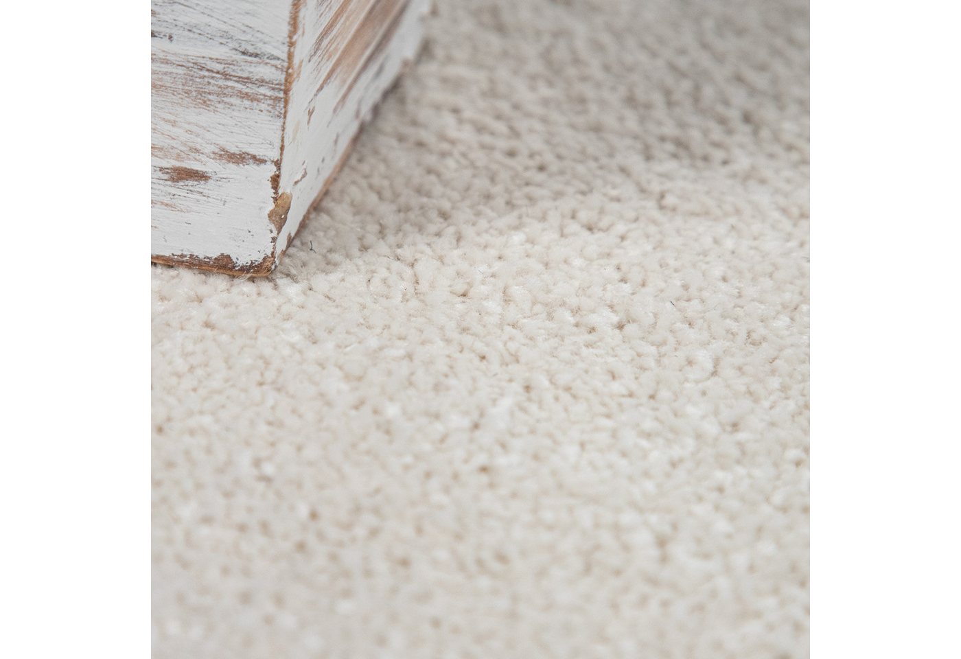 TT Home Teppich Diele, Esszimmer, Flur, Schlafzimmer, Wohnzimmer, Rechteckig, Höhe: 12 mm, Wohnzimmer Teppich Kurflor Unifarbendes Design Modern Und Zeitlos – Bild 5 von 5
