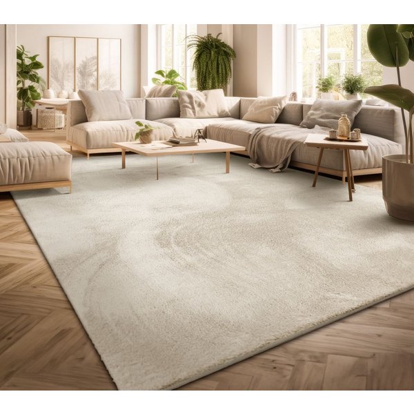 TT Home Teppich Diele, Esszimmer, Flur, Schlafzimmer, Wohnzimmer, Rechteckig, Höhe: 14 mm, Wohnzimmer Kurzflor Einfarbig Modernes Design Waschbar