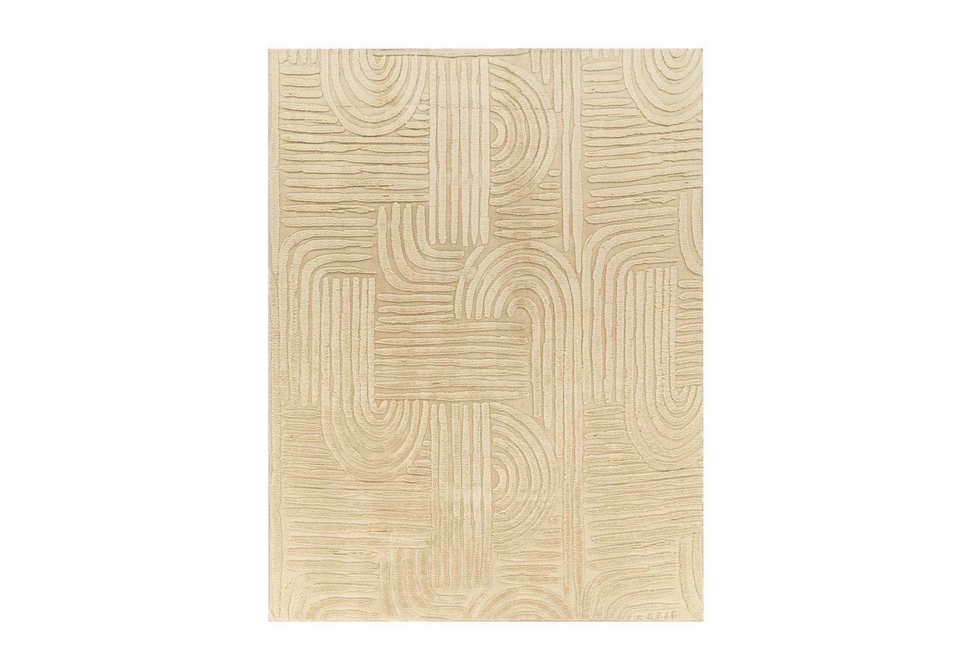 TT Home Teppich Diele, Esszimmer, Flur, Schlafzimmer, Wohnzimmer, Rechteckig, Höhe: 14 mm, Wohnzimmer Teppich Esszimmer Kurzflor Geometrische Optik Skandi Boho  – Bild 2 von 5