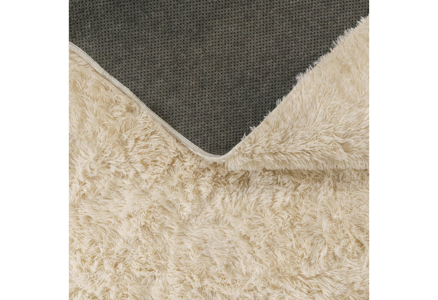 TT Home Teppich Diele, Esszimmer, Flur, Schlafzimmer, Wohnzimmer, Rechteckig, Höhe: 37 mm, Teppich Wohnzimmer Hochflor Langflor Weich Soft Modernes Einfarbiges  – Bild 4 von 5
