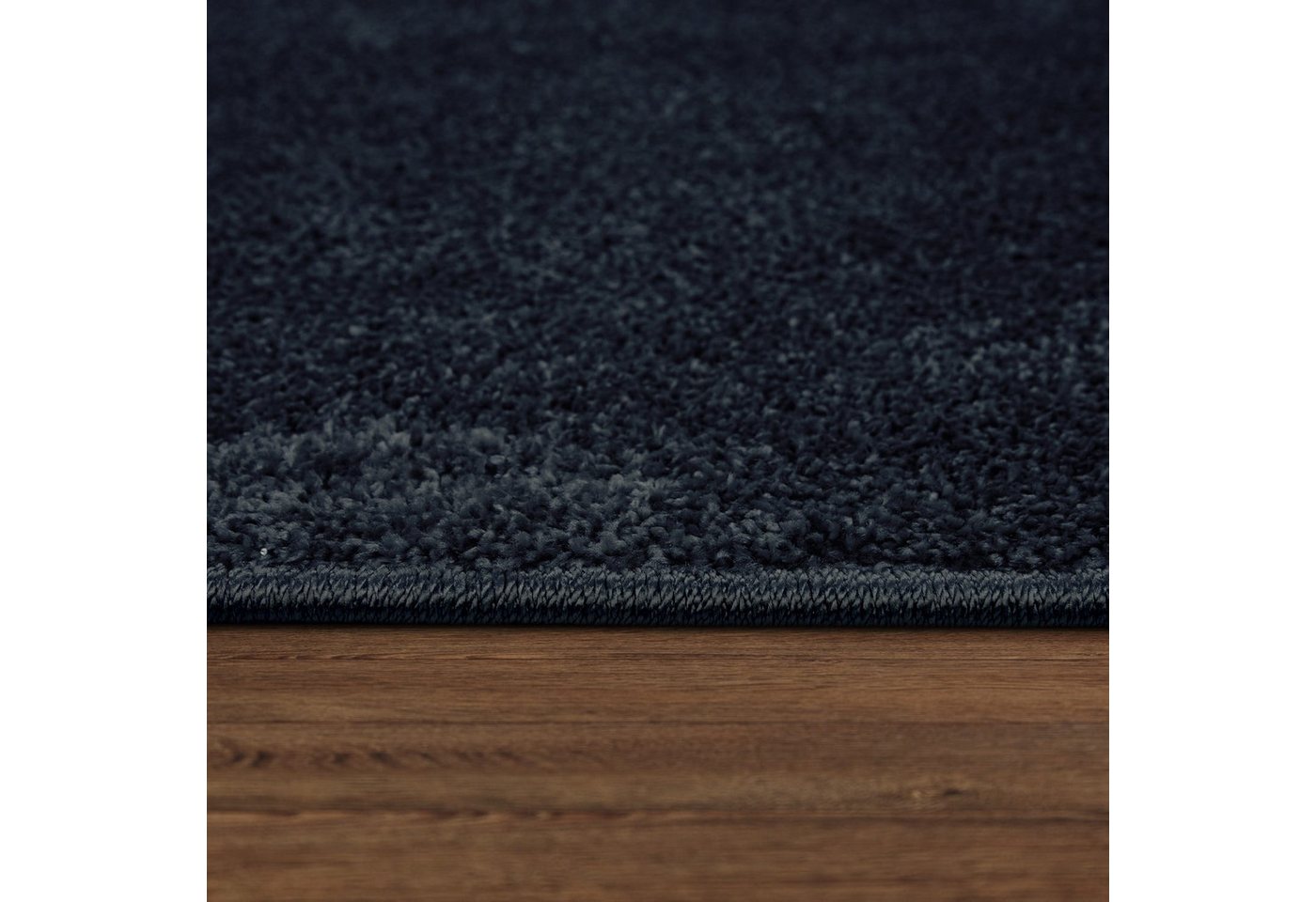 TT Home Teppich Diele, Esszimmer, Flur, Schlafzimmer, Wohnzimmer, Rechteckig, Höhe: 12 mm, Wohnzimmer Teppich Kurflor Unifarbendes Design Modern Und Zeitlos – Bild 2 von 5