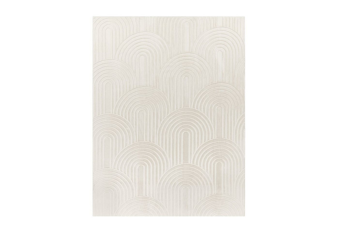 TT Home Teppich Diele, Esszimmer, Flur, Schlafzimmer, Wohnzimmer, Rechteckig, Höhe: 14 mm, Wohnzimmer Teppich Esszimmer Kurzflor Geometrische Optik Skandi Boho  – Bild 3 von 5