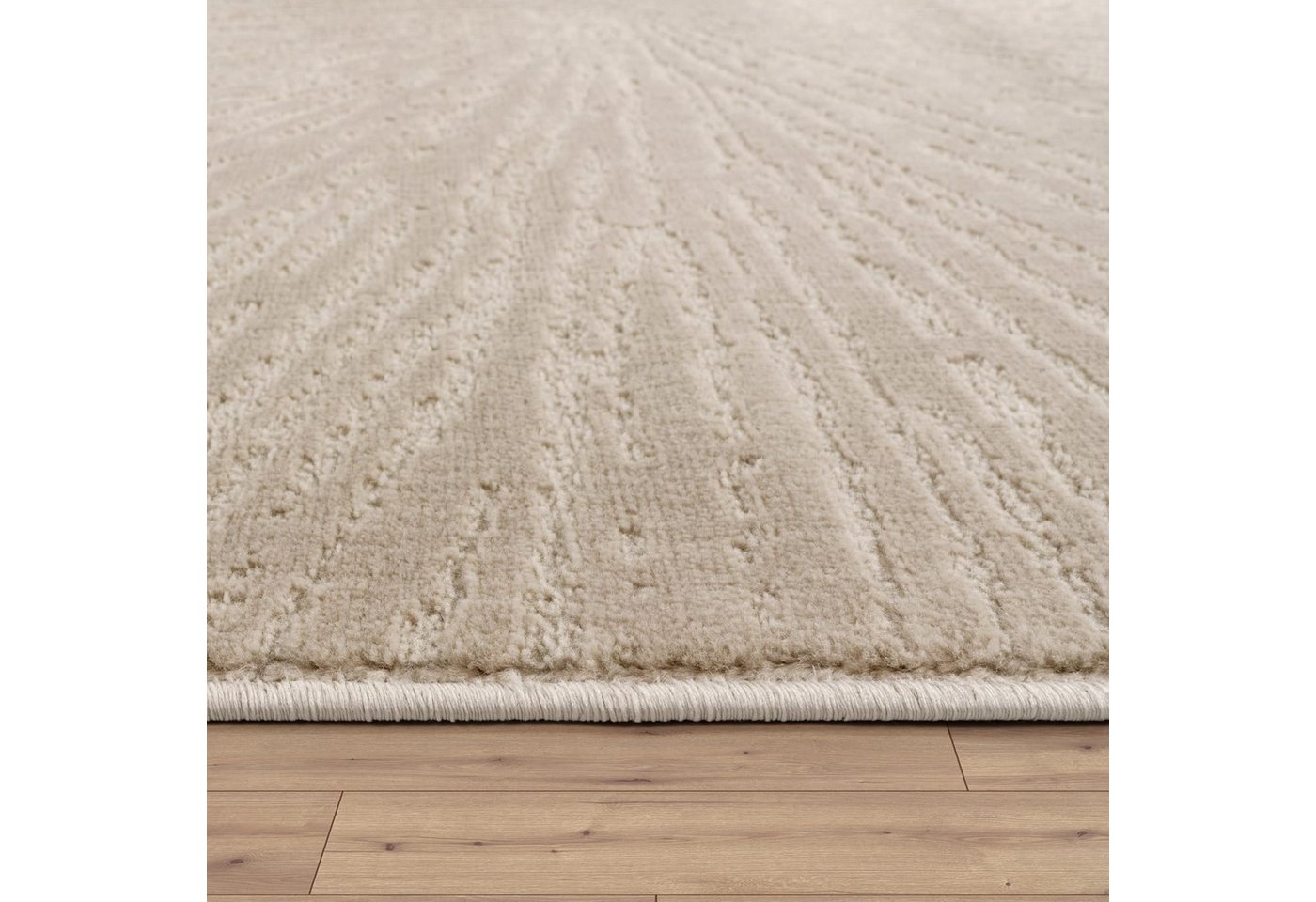 TT Home Teppich Diele, Esszimmer, Flur, Schlafzimmer, Wohnzimmer, Rechteckig, Höhe: 13 mm, Wohnzimmer Teppich Esszimmer Kurzflor Boho Design Skandinavisch Abstr – Bild 2 von 5