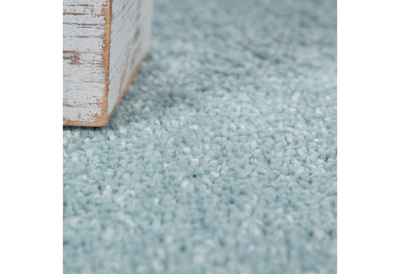 TT Home Teppich Diele, Esszimmer, Flur, Schlafzimmer, Wohnzimmer, Rechteckig, Höhe: 12 mm, Wohnzimmer Teppich Kurflor Unifarbendes Design Modern Und Zeitlos – Bild 2 von 5