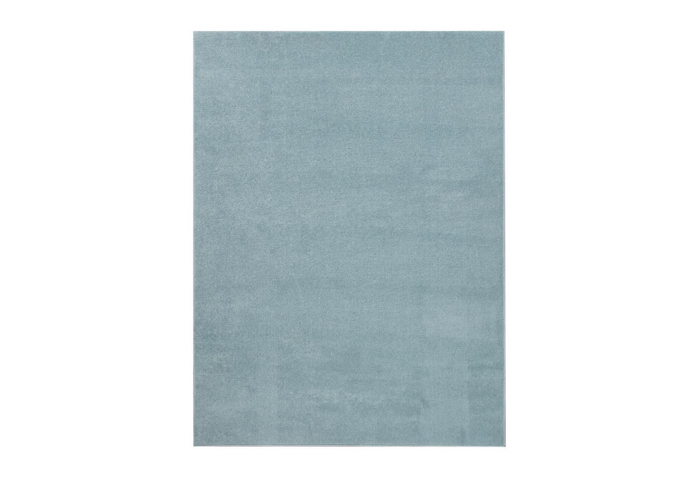 TT Home Teppich Diele, Esszimmer, Flur, Schlafzimmer, Wohnzimmer, Rechteckig, Höhe: 12 mm, Wohnzimmer Teppich Kurflor Unifarbendes Design Modern Und Zeitlos – Bild 3 von 5