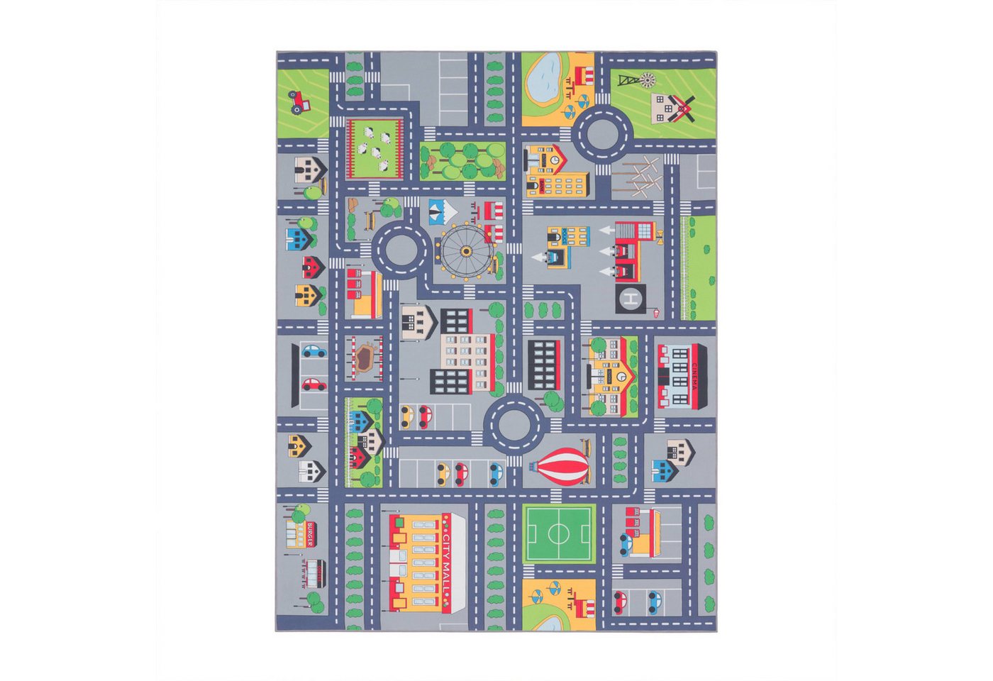 TT Home Teppich Kinderzimmer, Rechteckig, Höhe: 4 mm, Kinderzimmerteppich Teppich Junge Mädchen Kinderteppich Baby Rutschfes – Bild 2 von 5