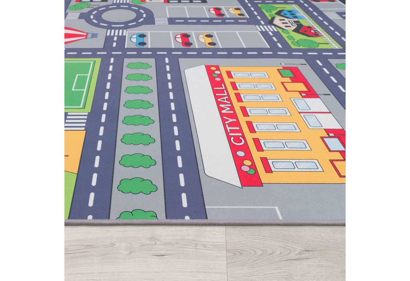 TT Home Teppich Kinderzimmer, Rechteckig, Höhe: 4 mm, Kinderzimmerteppich Teppich Junge Mädchen Kinderteppich Baby Rutschfes – Bild 4 von 5