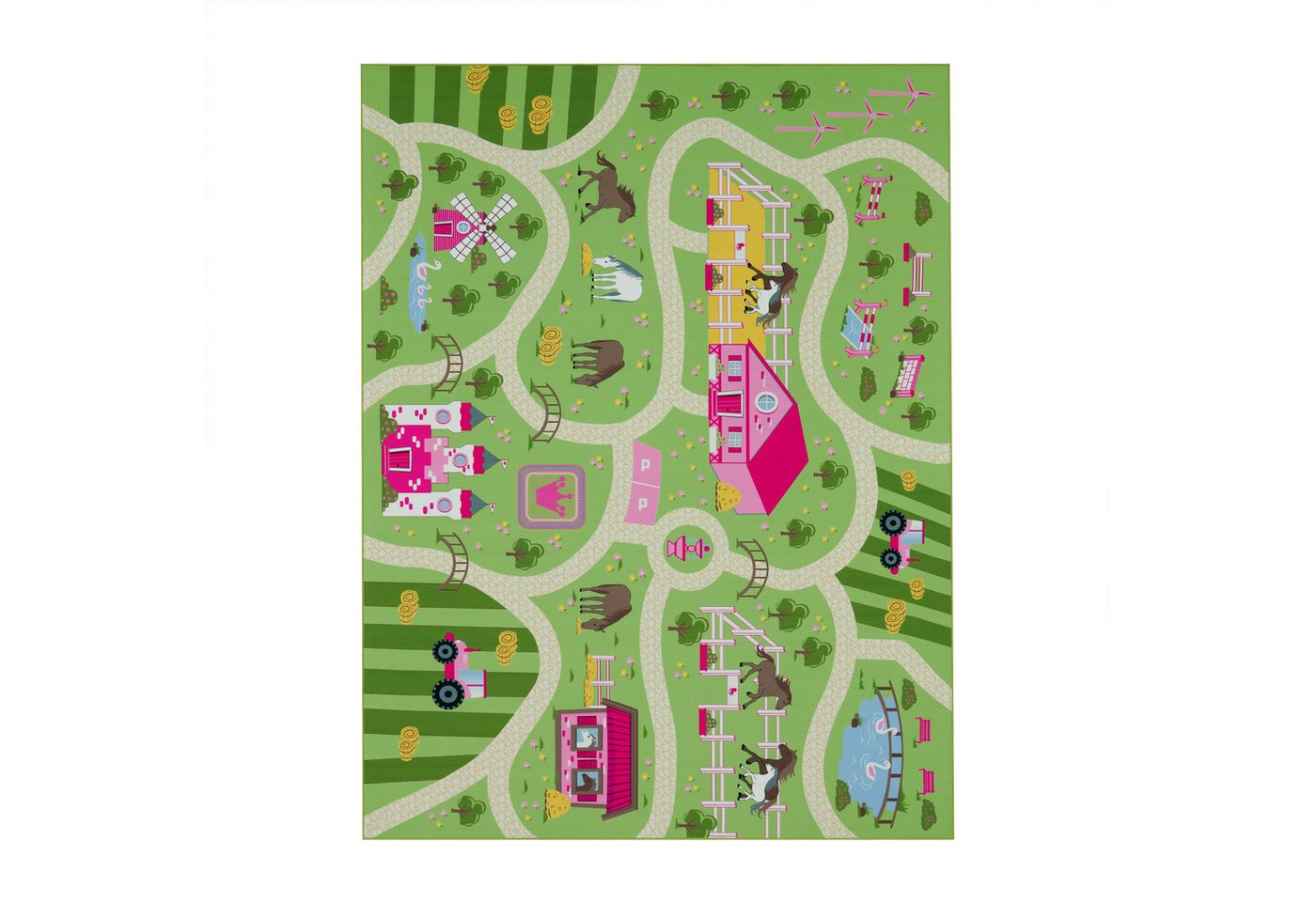 TT Home Teppich Kinderzimmer, Rechteckig, Höhe: 4 mm, Kinderzimmerteppich Teppich Junge Mädchen Kinderteppich Baby Rutschfes – Bild 4 von 5