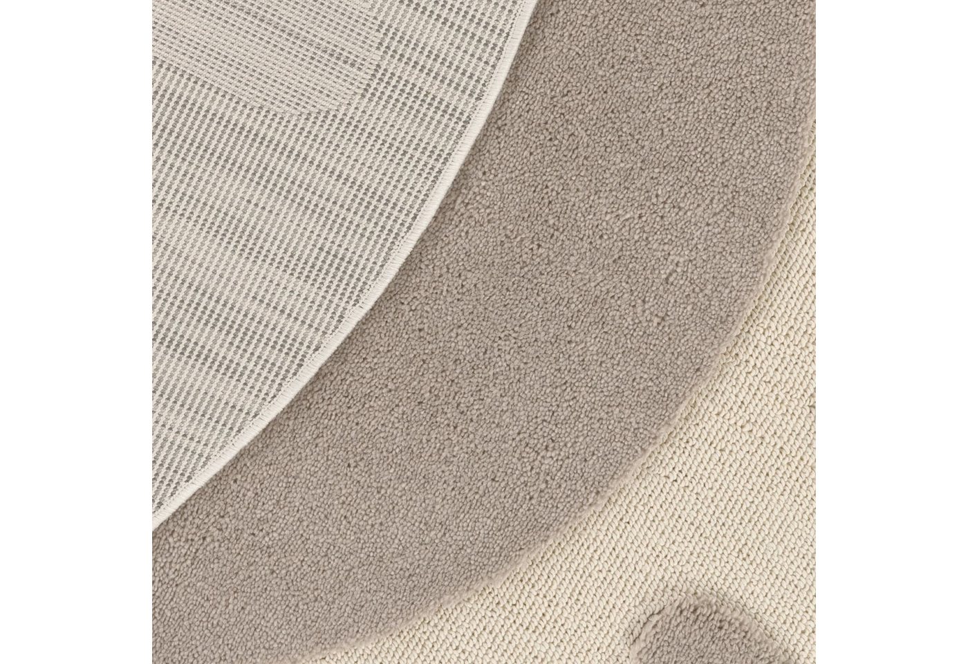 TT Home Teppich Kinderzimmer, Rund, Höhe: 21 mm, Kinderteppich Kinderzimmer Teppich Spielteppich Kurzflor Sonne Flausch – Bild 2 von 5
