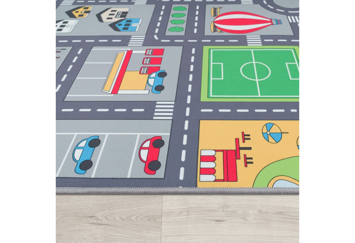 TT Home Teppich Kinderzimmer, Rechteckig, Höhe: 4 mm, Kinderzimmerteppich Teppich Junge Mädchen Kinderteppich Baby Rutschfes – Bild 2 von 5