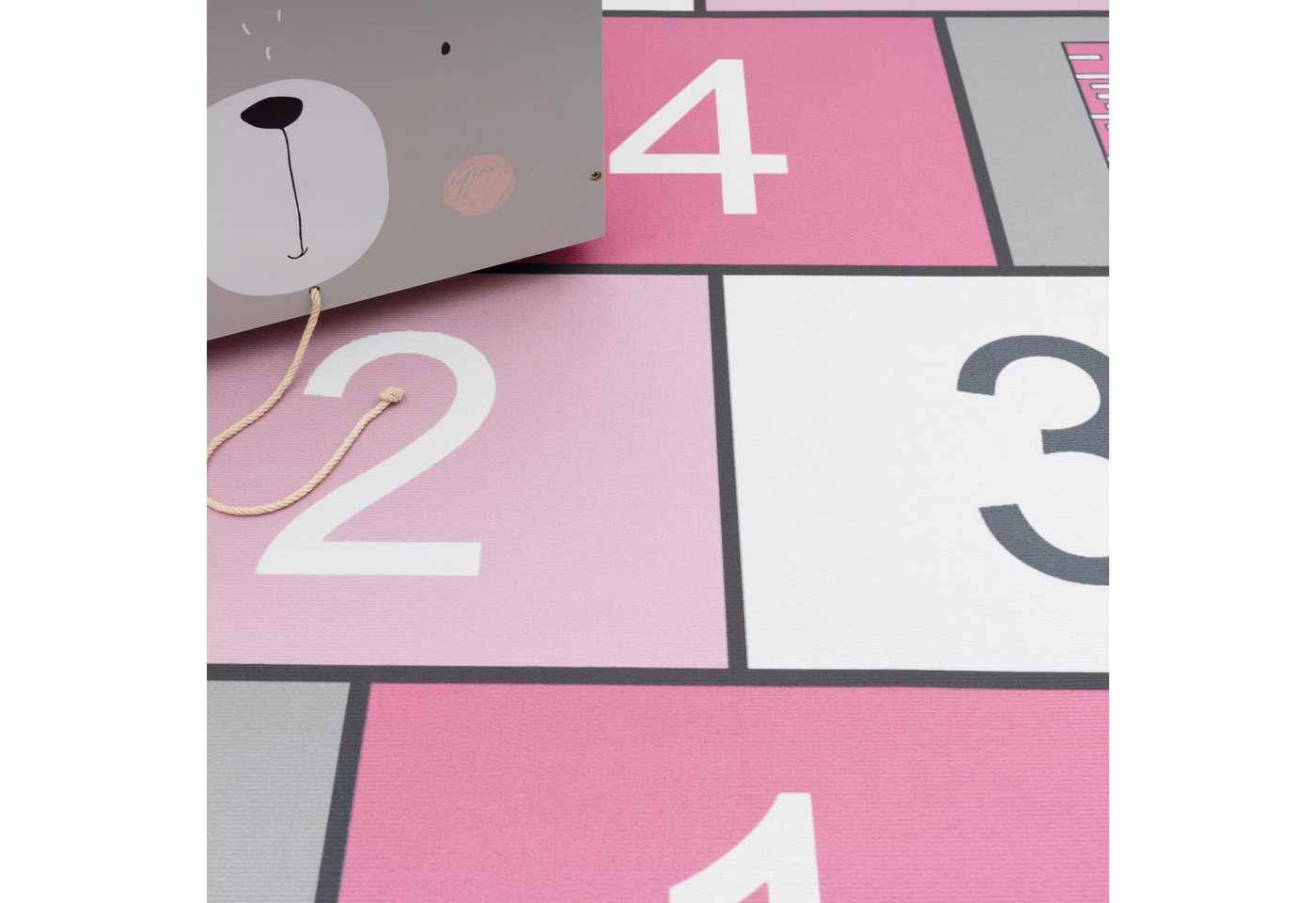 TT Home Teppich Kinderzimmer, Rechteckig, Höhe: 4 mm, Kinderzimmerteppich Teppich Junge Mädchen Kinderteppich Baby Rutschfes – Bild 4 von 5