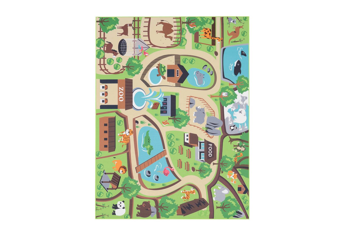 TT Home Teppich Kinderzimmer, Rechteckig, Höhe: 4 mm, Kinderzimmerteppich Teppich Junge Mädchen Kinderteppich Baby Rutschfes – Bild 2 von 5