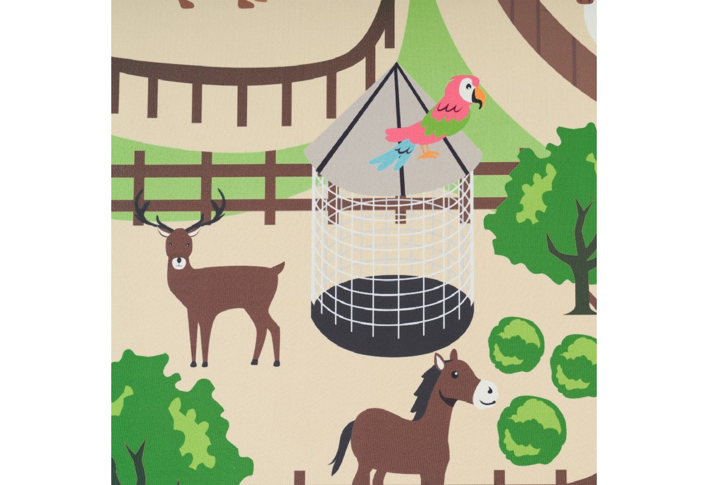 TT Home Teppich Kinderzimmer, Rechteckig, Höhe: 4 mm, Kinderzimmerteppich Teppich Junge Mädchen Kinderteppich Baby Rutschfes – Bild 5 von 5