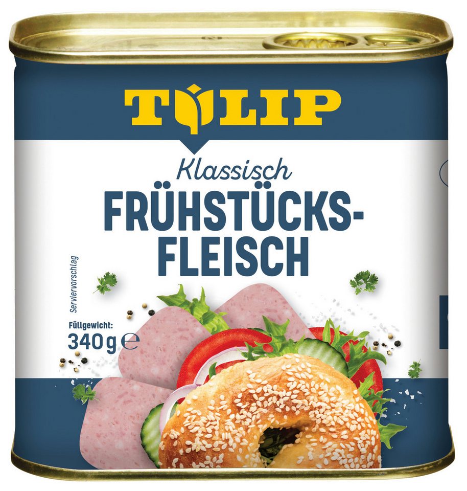 TULIP Wurstkonserve Frühstücksfleisch 340g Original Dänische Delikatesse Konservendose, 340 g, Frühstücksfleisch – Bild 2 von 5