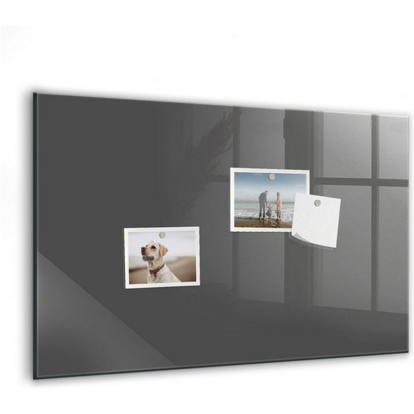 Tulup Magnettafel Glas-Notiztafel Memoboard mit Magneten, Marker und Schwamm