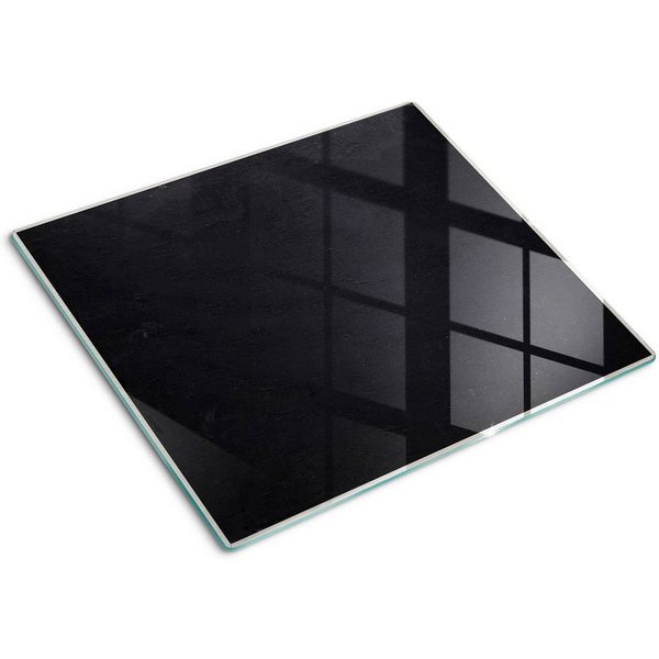 Tulup Schneidebrett Abdeckung Spritzschutz Schwarz Herdabdeckplatte Gehärtetes Glas, (1-St)