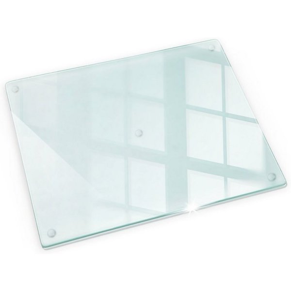 Tulup Schneidebrett Transparent Küchenbrett Servierbretter, (1-St), Gummifüße
