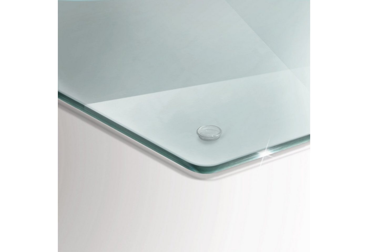 Tulup Schneidebrett Transparent Küchenbrett Servierbretter, (1-St), Gummifüße – Bild 3 von 5