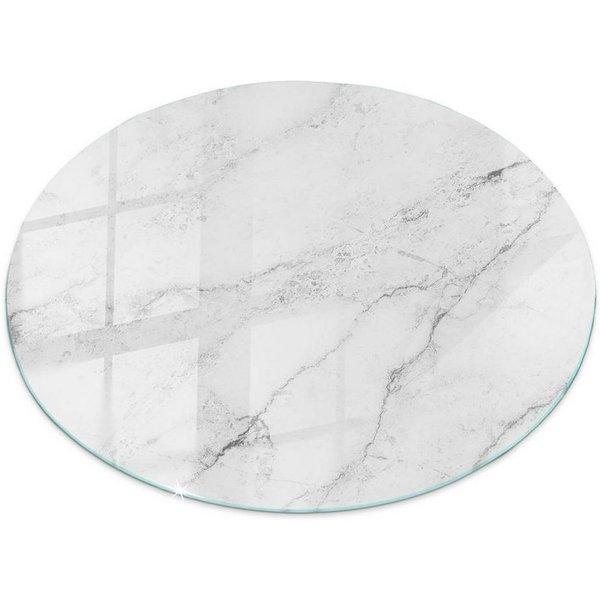 Tulup Tischplatte Couchtisch Glasplatte Marmoroberflächenmuster Oberplatte Tisch Glas
