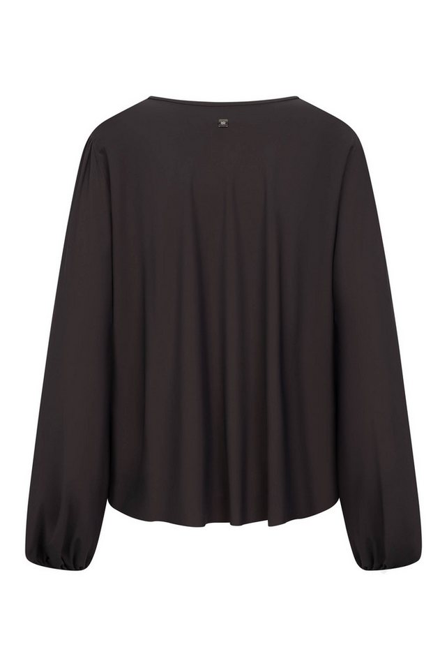 Raffaello Rossi Tunika Raffaello Rossi Bluse mit Bindeband – Schwarzbraun (1-tlg) – Bild 2 von 2