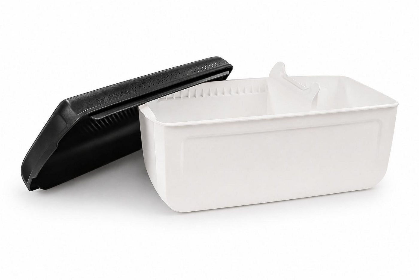 TUPPERWARE Brotkasten BrotMax Junior 2 weiß schwarz Brotkasten – Bild 3 von 3