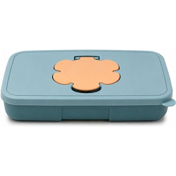 TUPPERWARE Feuchttücherbox Feuchttücherbox 650 ml flach hellblau