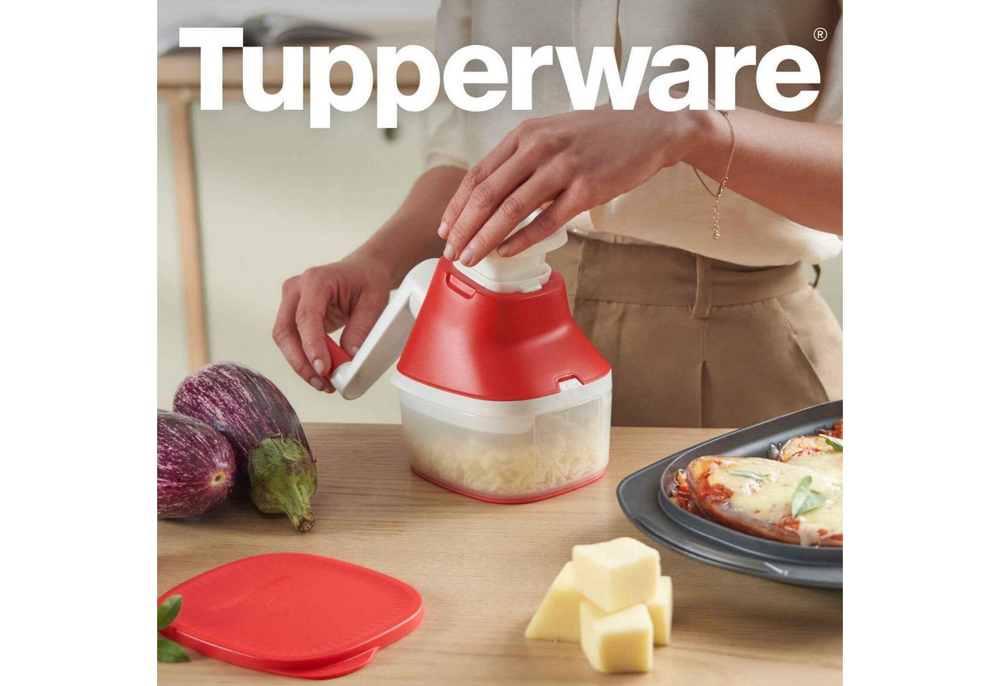 TUPPERWARE Käsereibe Grate N Store Multi-Mühle – Bild 3 von 3