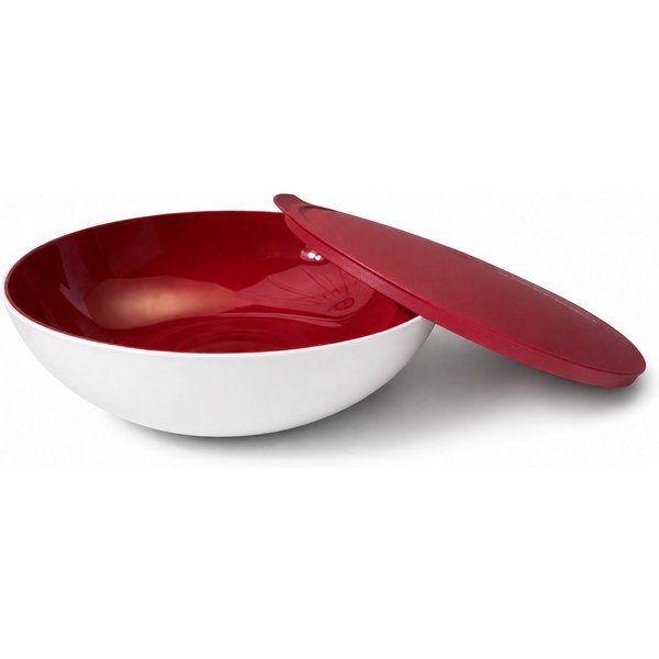 TUPPERWARE Schüssel Allegra 1,5 L rot weiß