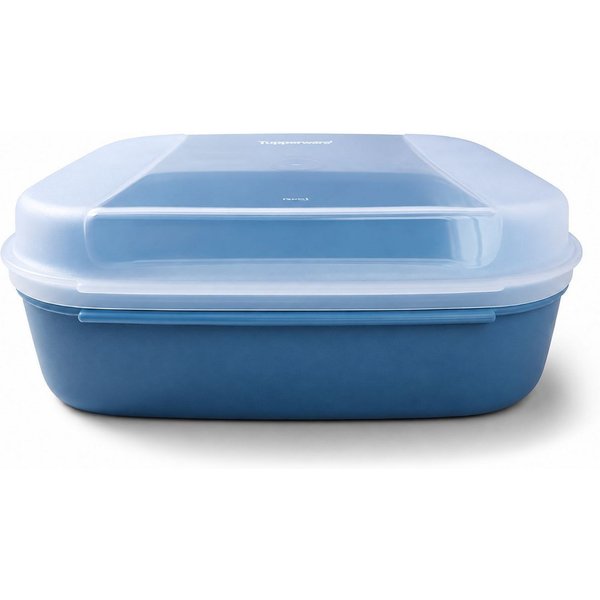 TUPPERWARE Vorratsdose Naschkätzchen 1,4 L blau weiß Bellevue
