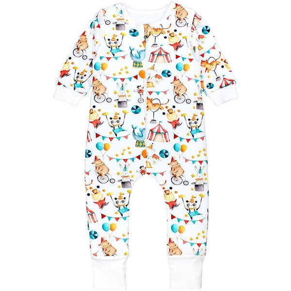 TupTam Babyschlafsack 2.5 TOG Schlafsack BIO-Baumwolle mit Beinen und Ärmeln Herbst Winter