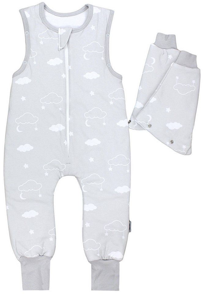 TupTam Babyschlafsack Schlafsack mit Beinen, abnehmbare Ärmel 2.5 TOG Ganzjahr – Bild 3 von 5
