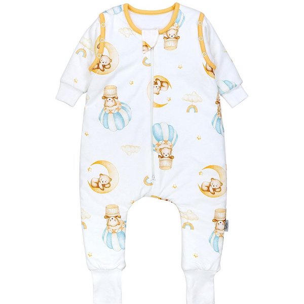 TupTam Babyschlafsack Schlafsack mit Beinen, abnehmbare Ärmel 2.5 TOG Ganzjahr