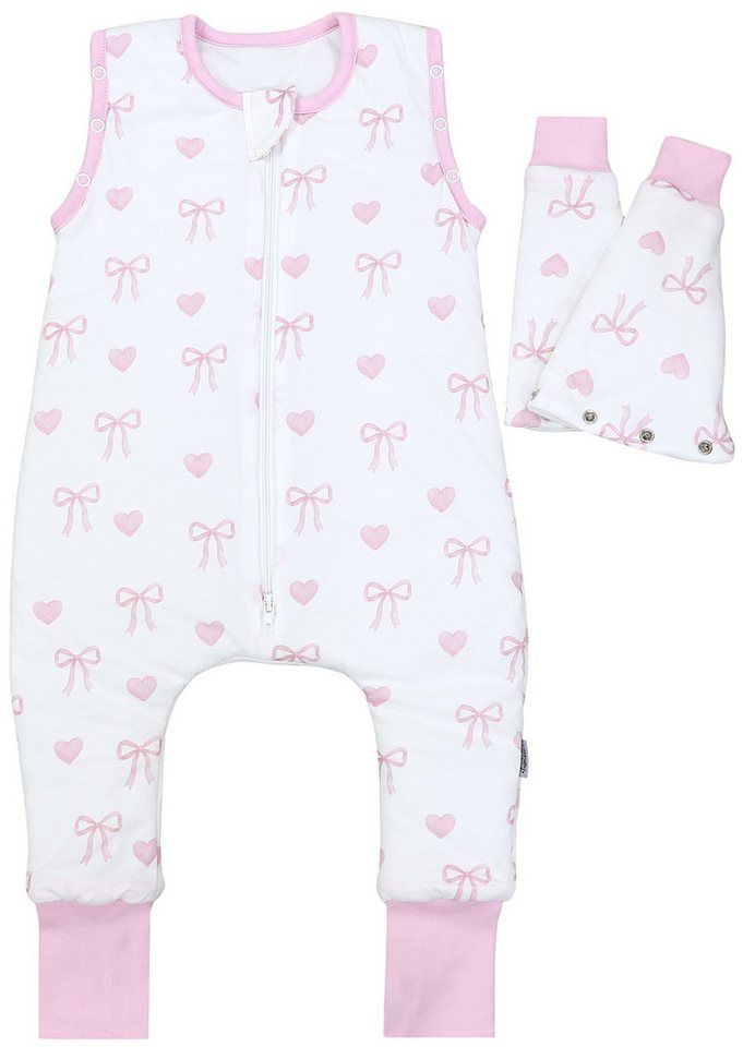 TupTam Babyschlafsack Schlafsack mit Beinen, abnehmbare Ärmel 2.5 TOG Ganzjahr – Bild 5 von 5