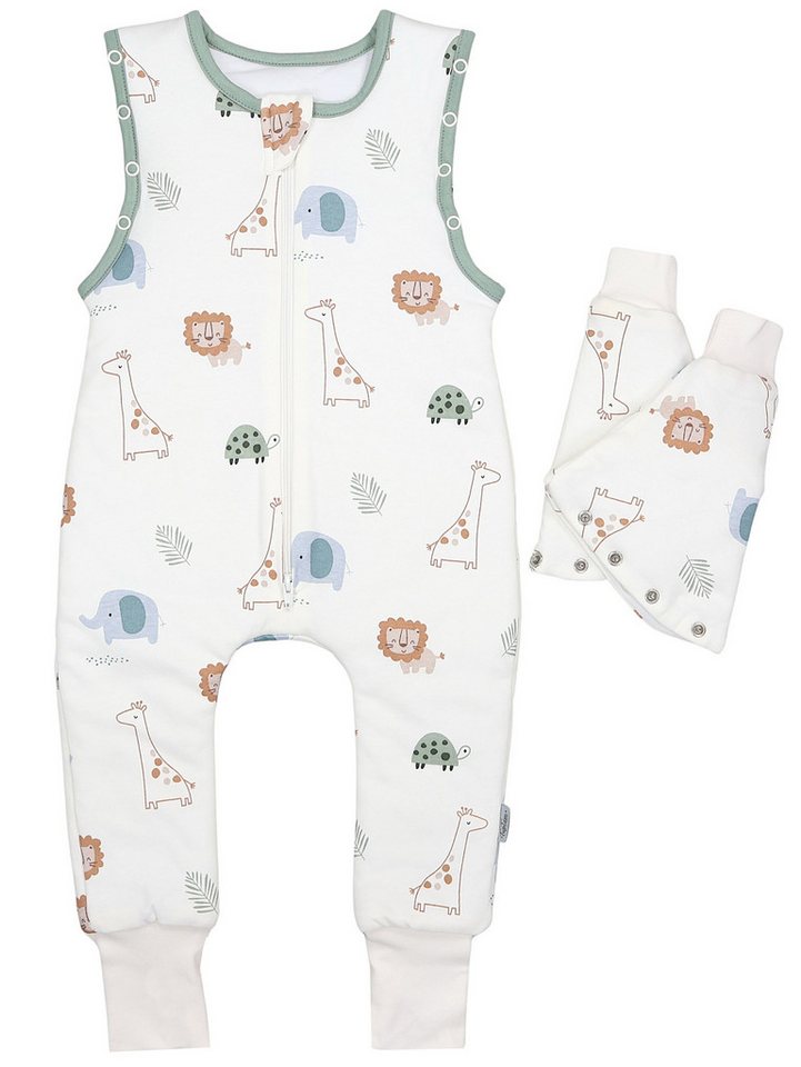 TupTam Babyschlafsack Schlafsack mit Beinen, abnehmbare Ärmel 2.5 TOG Ganzjahr – Bild 4 von 5