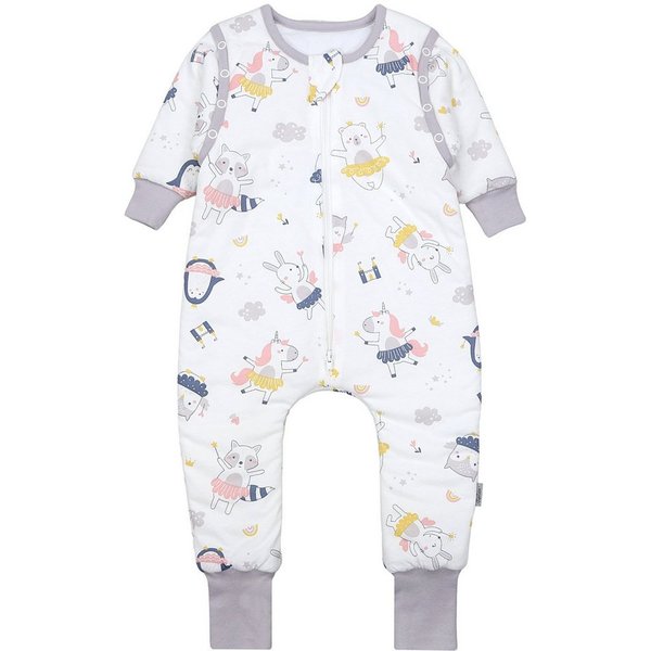 TupTam Babyschlafsack Schlafsack mit Beinen, abnehmbare Ärmel 2.5 TOG Ganzjahr
