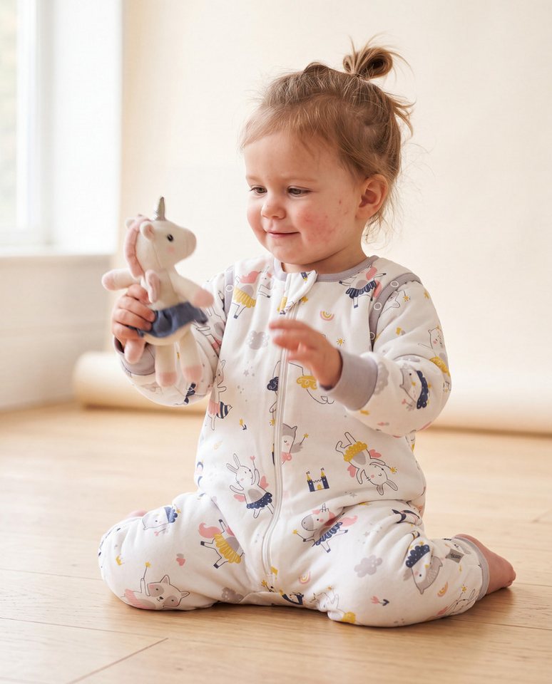 TupTam Babyschlafsack Schlafsack mit Beinen, abnehmbare Ärmel 2.5 TOG Ganzjahr – Bild 3 von 5