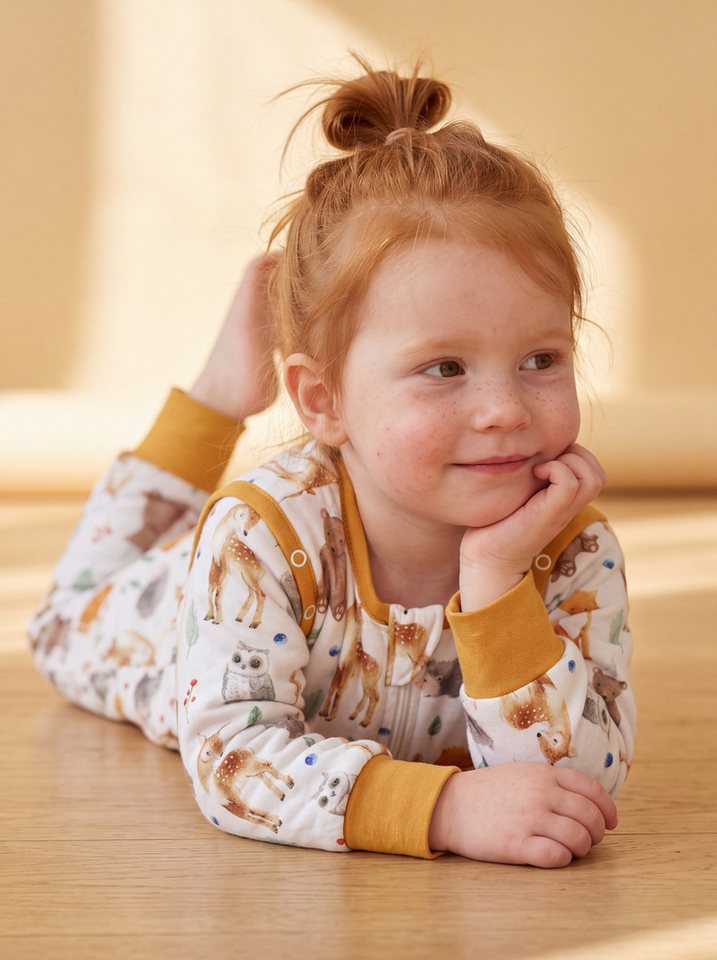 TupTam Babyschlafsack Schlafsack mit Beinen, abnehmbare Ärmel 2.5 TOG Ganzjahr – Bild 3 von 5