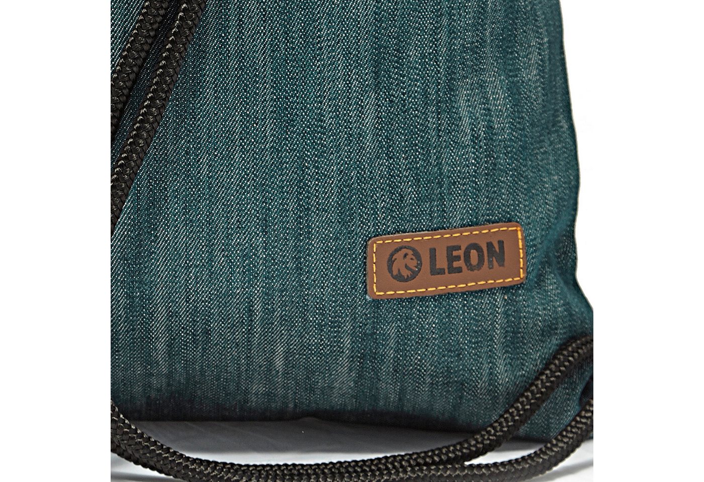 By Bers Turnbeutel Leon By Bers Turnbeutel Beutelrucksack Freizeitrucksack (Tagesrucksack Turnbeutel Beutelrucksack Freizeitrucksack für Strand Sport Festival F – Bild 3 von 5