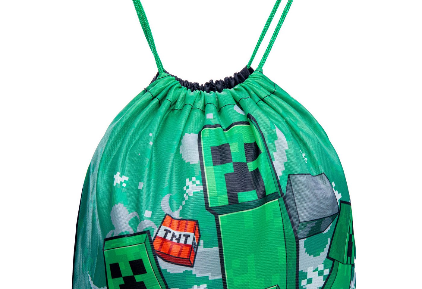 Minecraft Turnbeutel Minecraft Turnbeutel Sportbeutel, Creeper Design – Bild 3 von 3