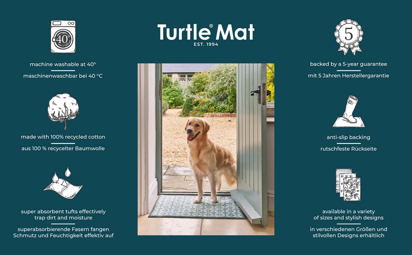 Turtle Mat Fußmatte Sage Green, rechteckig, Höhe: 8 mm – Bild 3 von 5