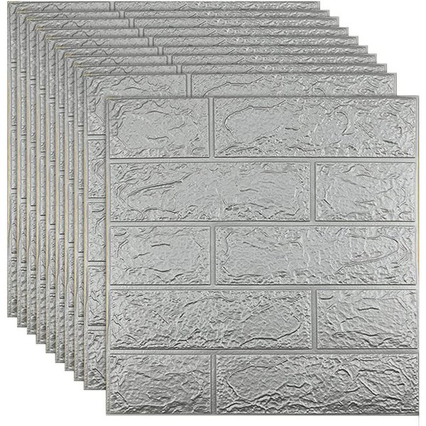 TUWENA 3D Wandpaneel 10/20 Stück 3D Wandpaneele Wandverkleidung Selbstklebend Tapeten, (10-tlg)