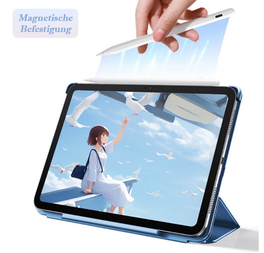 TUWENA Eingabestift Stylus Stift für Apple iPad 2018-2025, Stylus Pen, Eingabestifte mit Neigungserkennung & Palm-Ablehnung & Hohe Präzision – Bild 5 von 5