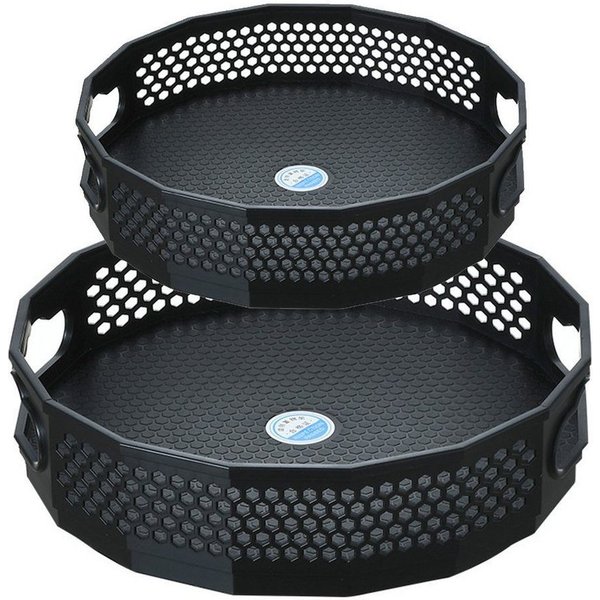 TUWENA Gewürzregal Drehteller Organizer, 2 Stück Lazy Susan Drehbares Gewürzregal Küchen