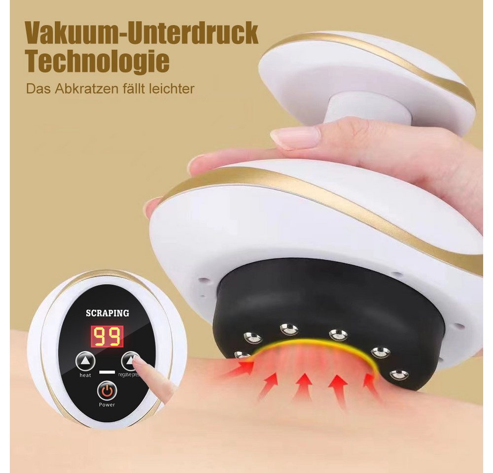 TUWENA Massagegerät Lymphdrainage Gerät Cellulite Massagegerät, 4-in-1Massagegerät, Zur Hautstraffung&Durchblutung,Anti-Cellulite Massage für den Körper – Bild 4 von 5