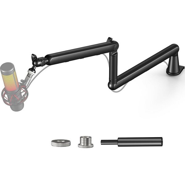 TUWENA Mikrofon-Halterung Mikrofon Arm, Low Profile Mikrofon Ständer,Verstellbar Mikrofonständer, (Für Blue Yeti,SoloCast,Elgato Wave,Broadcast,Studio Programm 