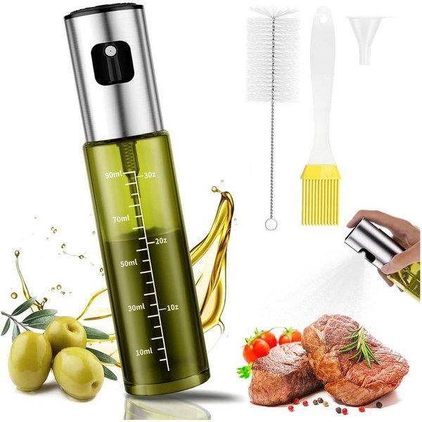 TUWENA Ölspender Ölsprüher, Öl Sprühflasche, Ölspray zum Kochen, Olivenölsprüher, zum Kochen für Salat, Grillen, Backen in der Küch