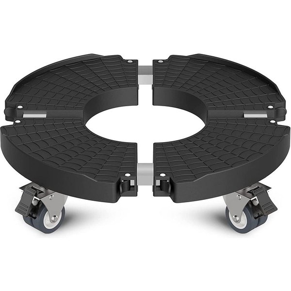 TUWENA Pflanzenroller Pflanzenroller, Blumentopf Untersetzer mit Rollen 39-54cm Verstellbar, Für GroßE PflanzgefäßE im Innen- und AußEnbereich, 200kg Tragkraf