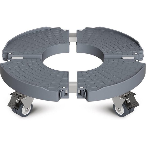 TUWENA Pflanzenroller Pflanzenroller, Blumentopf Untersetzer mit Rollen 39-54cm Verstellbar, Für GroßE PflanzgefäßE im Innen- und AußEnbereich, 200kg Tragkraf